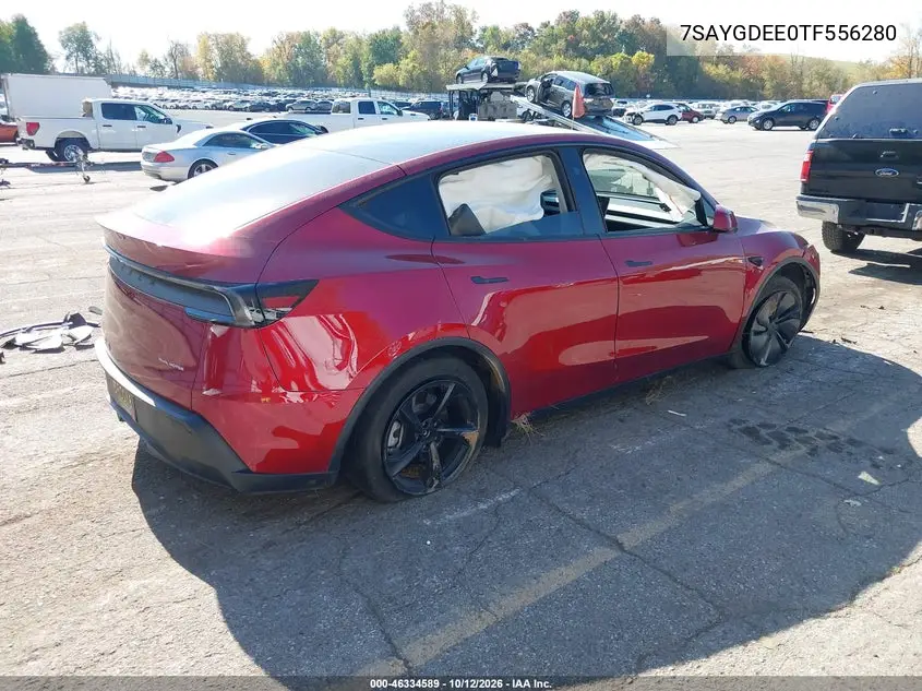 2026 TESLA MODEL Y VIN 7SAYGDEE0TF556280 — фото 4