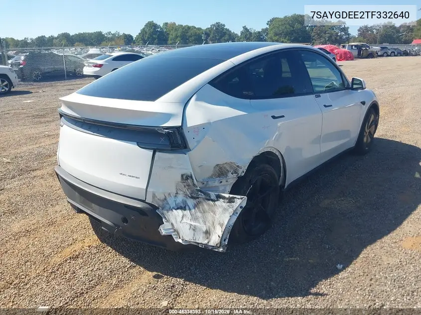 2026 TESLA MODEL Y VIN 7SAYGDEE2TF332640 — фото 4