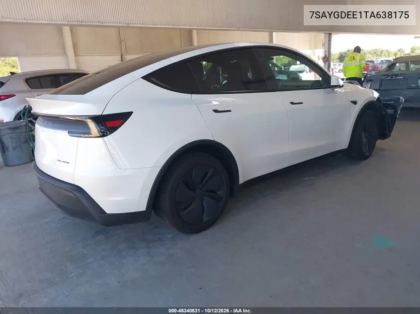 2026 TESLA MODEL Y VIN 7SAYGDEE1TA638175 — фото 4