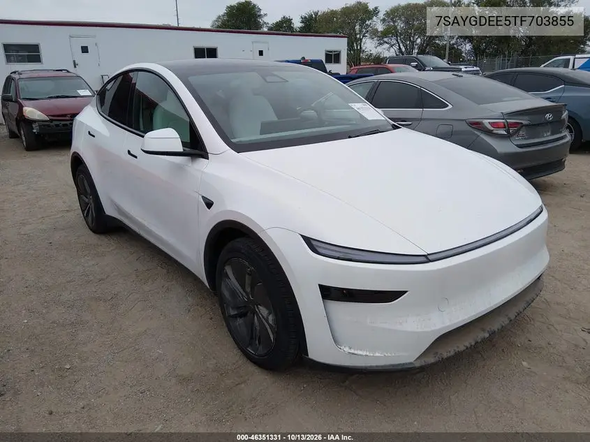 TESLA MODEL Y 2026, VIN 7SAYGDEE5TF703855