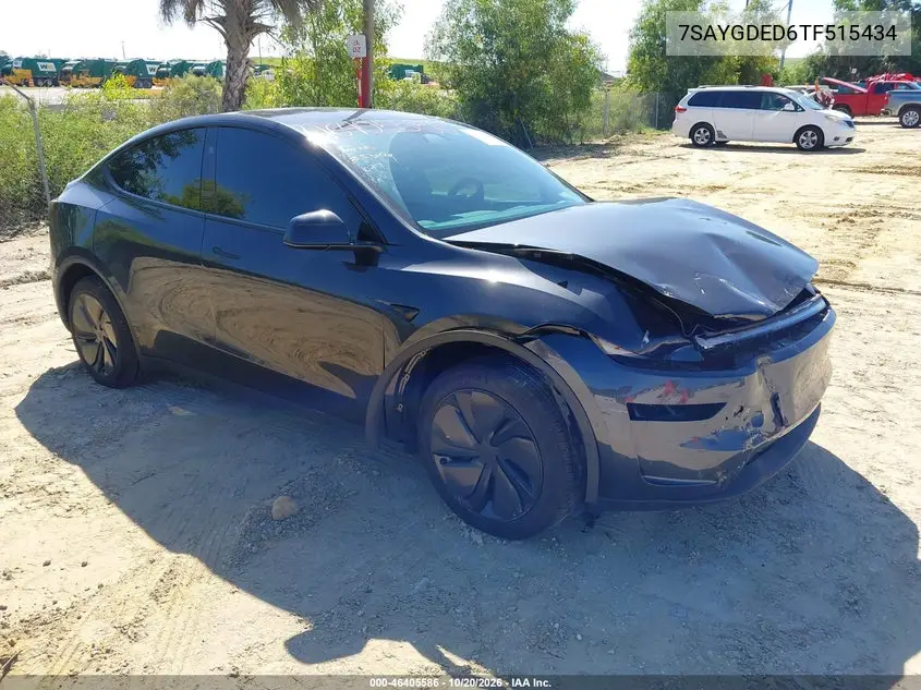 TESLA MODEL Y 2026, VIN 7SAYGDED6TF515434