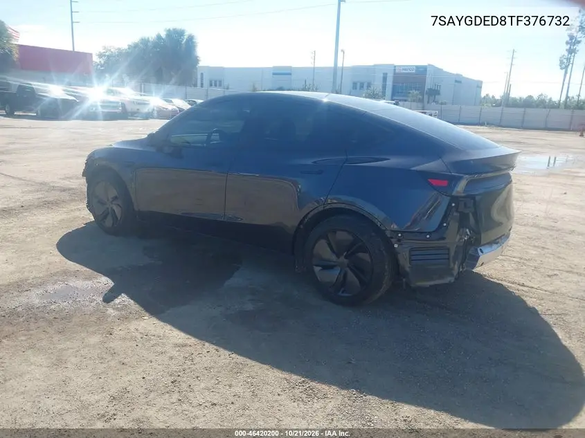 2026 TESLA MODEL Y VIN 7SAYGDED8TF376732 — фото 3