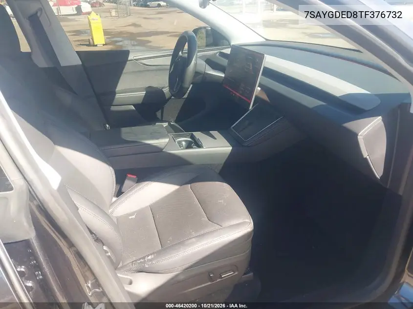 2026 TESLA MODEL Y VIN 7SAYGDED8TF376732 — фото 5