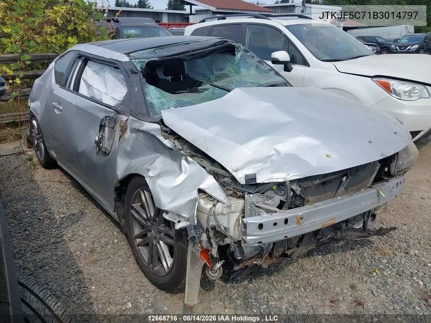 TOYOTA N/A 2011, VIN JTKJF5C71B3014797