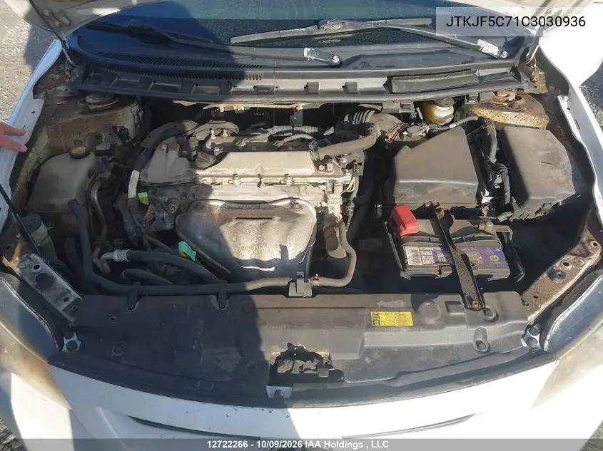 2012 TOYOTA N/A VIN JTKJF5C71C3030936 — фото 10