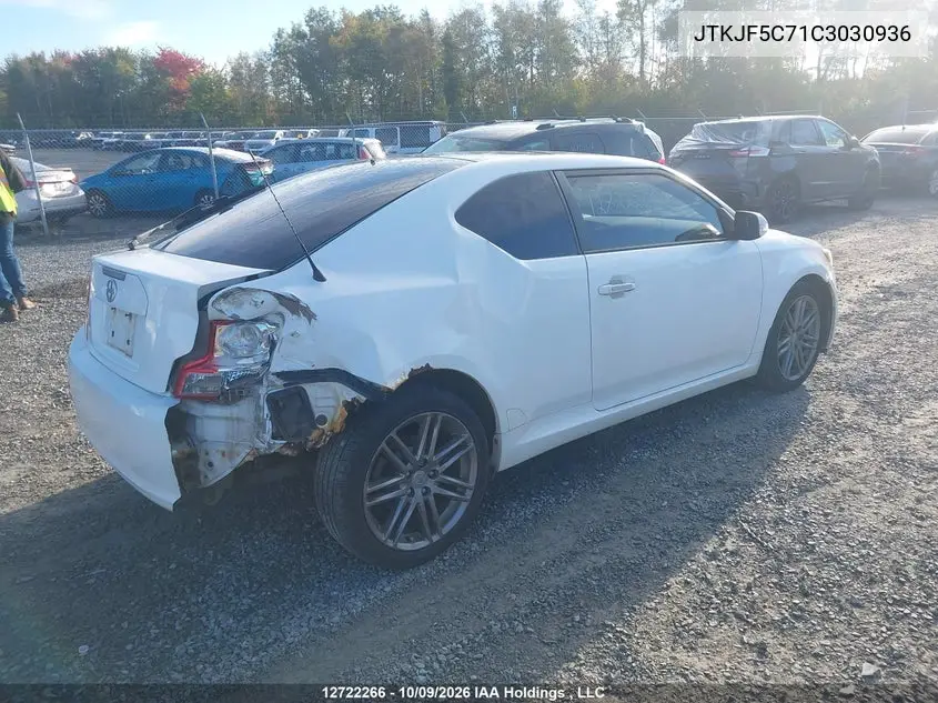 2012 TOYOTA N/A VIN JTKJF5C71C3030936 — фото 4