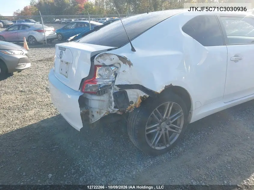 2012 TOYOTA N/A VIN JTKJF5C71C3030936 — фото 6