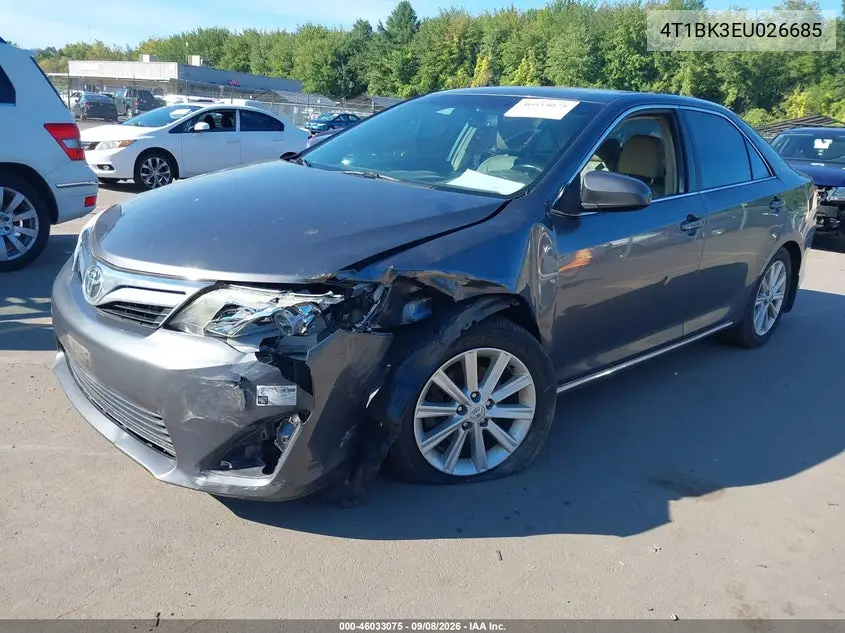 2014 TOYOTA CAMRY VIN 4T1BK1FK3EU026685 — фото 2
