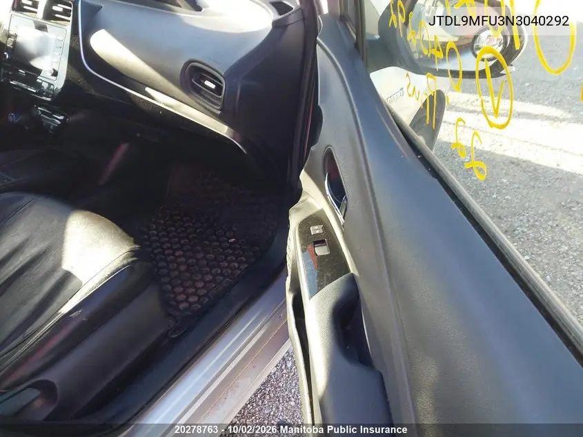 2022 TOYOTA PRIUS VIN JTDL9MFU3N3040292 — фото 5