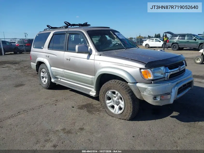 TOYOTA 4RUNNER 2001, VIN JT3HN87R719052640