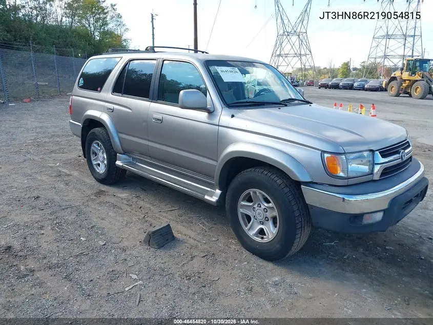 TOYOTA 4RUNNER 2001, VIN JT3HN86R219054815
