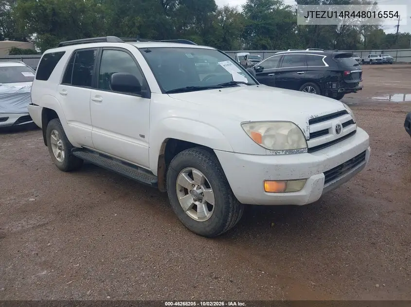 TOYOTA 4RUNNER 2004, VIN JTEZU14R448016554