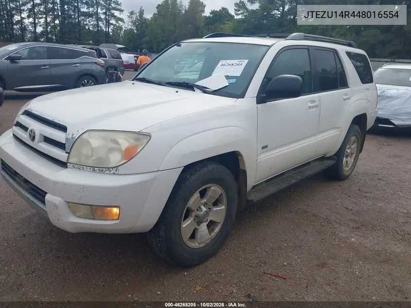 2004 TOYOTA 4RUNNER VIN JTEZU14R448016554 — фото 2