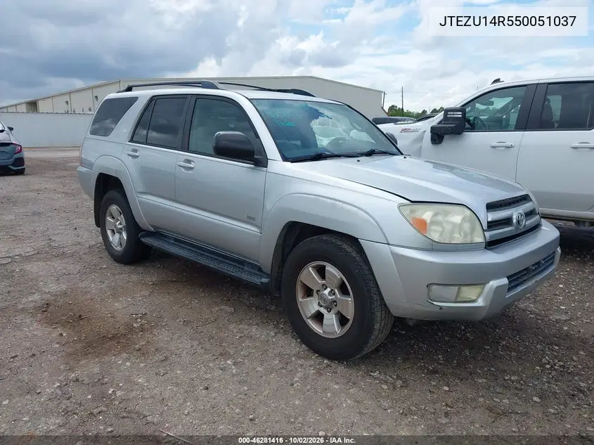 TOYOTA 4RUNNER 2005, VIN JTEZU14R550051037