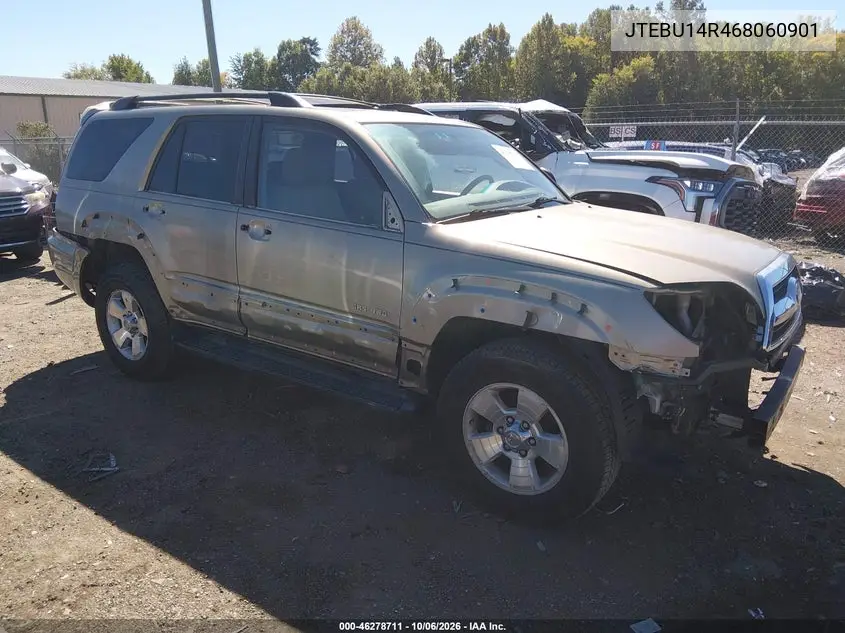 TOYOTA 4RUNNER 2006, VIN JTEBU14R468060901