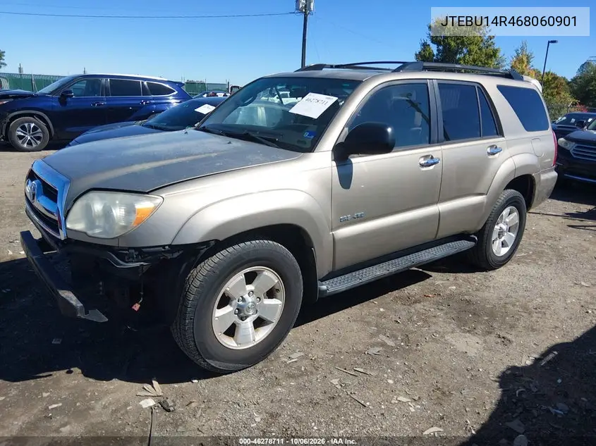 2006 TOYOTA 4RUNNER VIN JTEBU14R468060901 — фото 2