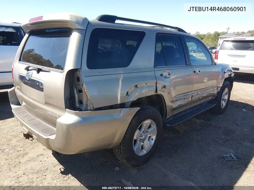 2006 TOYOTA 4RUNNER VIN JTEBU14R468060901 — фото 4