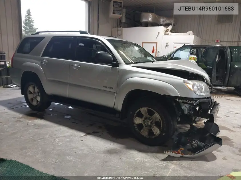 TOYOTA 4RUNNER 2006, VIN JTEBU14R960101683