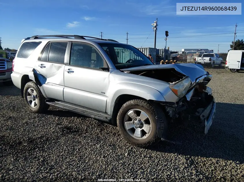 TOYOTA 4RUNNER 2006, VIN JTEZU14R960068439