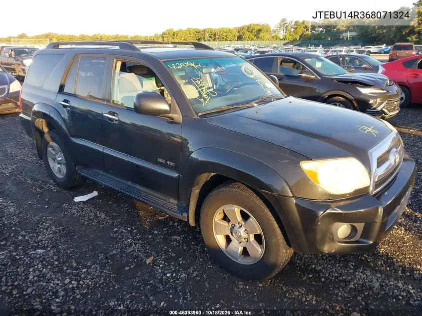 TOYOTA 4RUNNER 2006, VIN JTEBU14R368071324