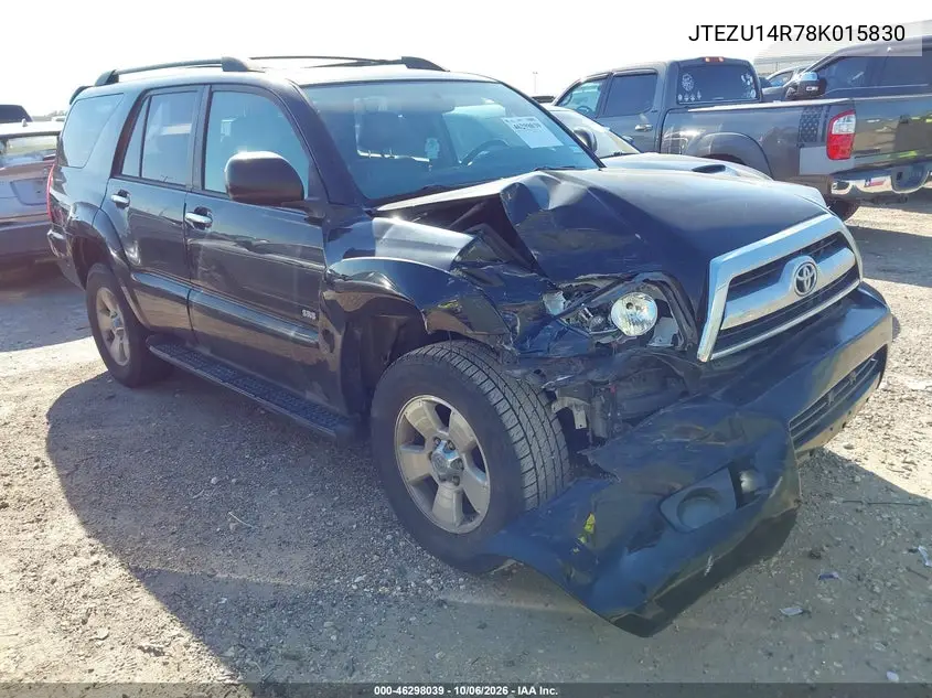 TOYOTA 4RUNNER 2008, VIN JTEZU14R78K015830