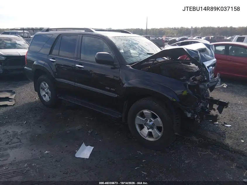TOYOTA 4RUNNER 2009, VIN JTEBU14R89K037158