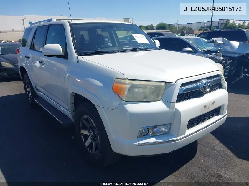 TOYOTA 4RUNNER 2011, VIN JTEZU5JR4B5015172