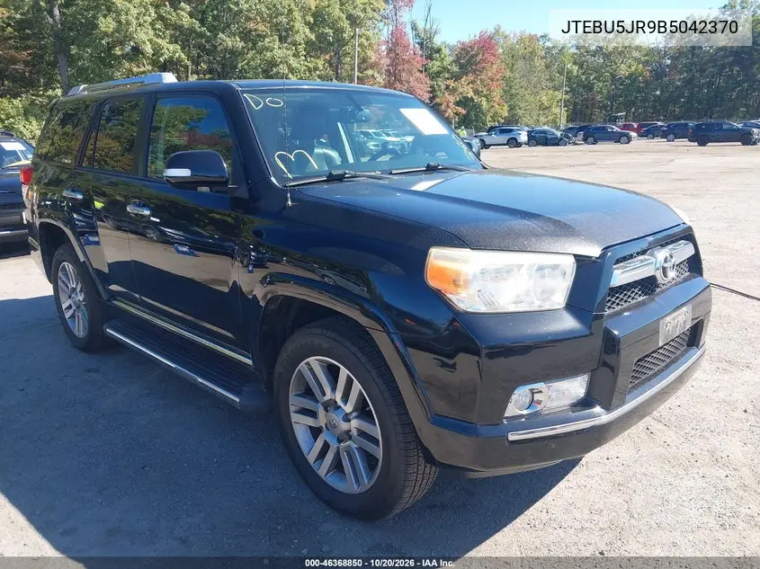 TOYOTA 4RUNNER 2011, VIN JTEBU5JR9B5042370
