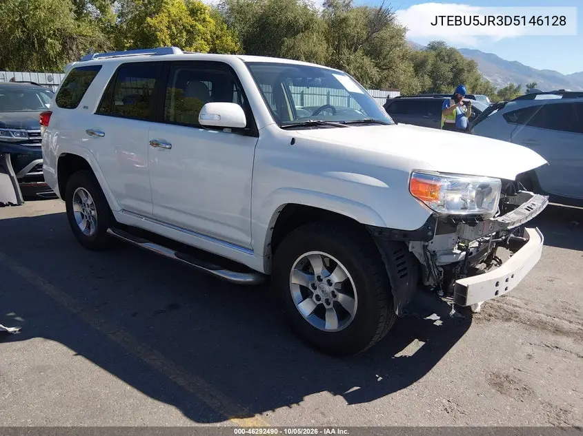 TOYOTA 4RUNNER 2013, VIN JTEBU5JR3D5146128