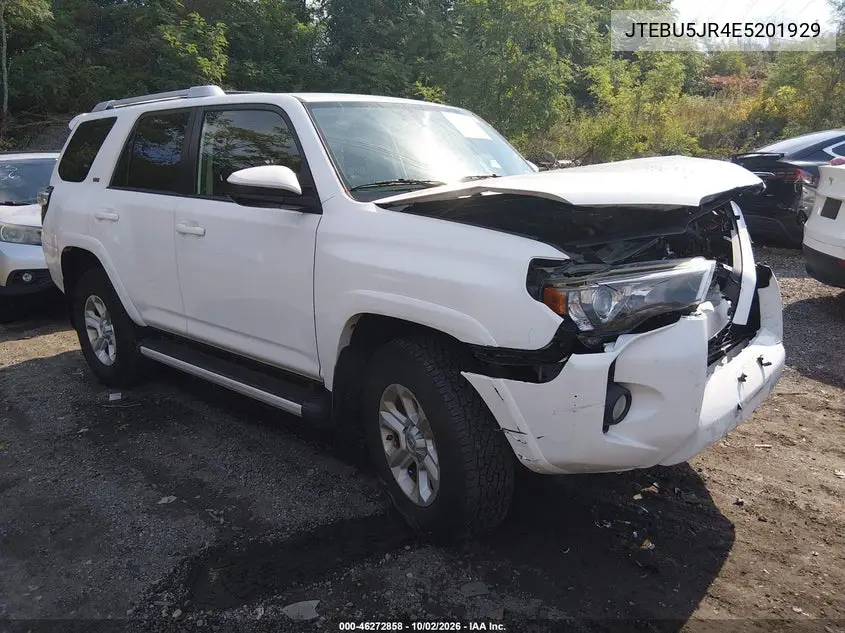 TOYOTA 4RUNNER 2014, VIN JTEBU5JR4E5201929