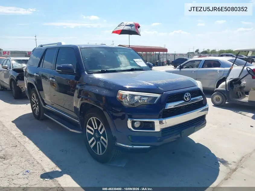 TOYOTA 4RUNNER 2014, VIN JTEZU5JR6E5080352