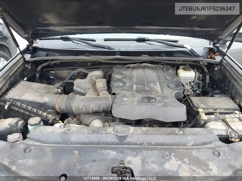 2015 TOYOTA 4RUNNER VIN JTEBU5JR1F5236347 — фото 10