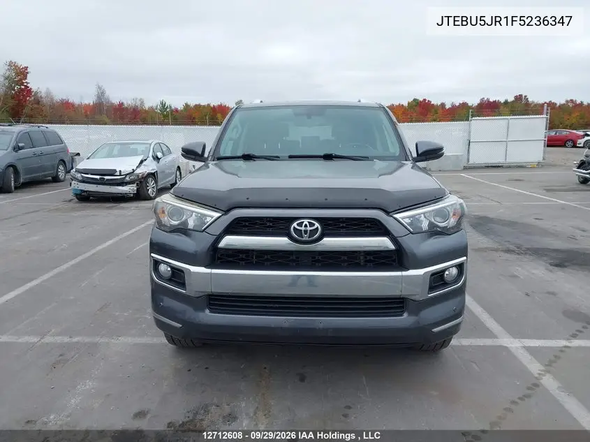 2015 TOYOTA 4RUNNER VIN JTEBU5JR1F5236347 — фото 13