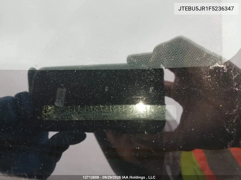 2015 TOYOTA 4RUNNER VIN JTEBU5JR1F5236347 — фото 20