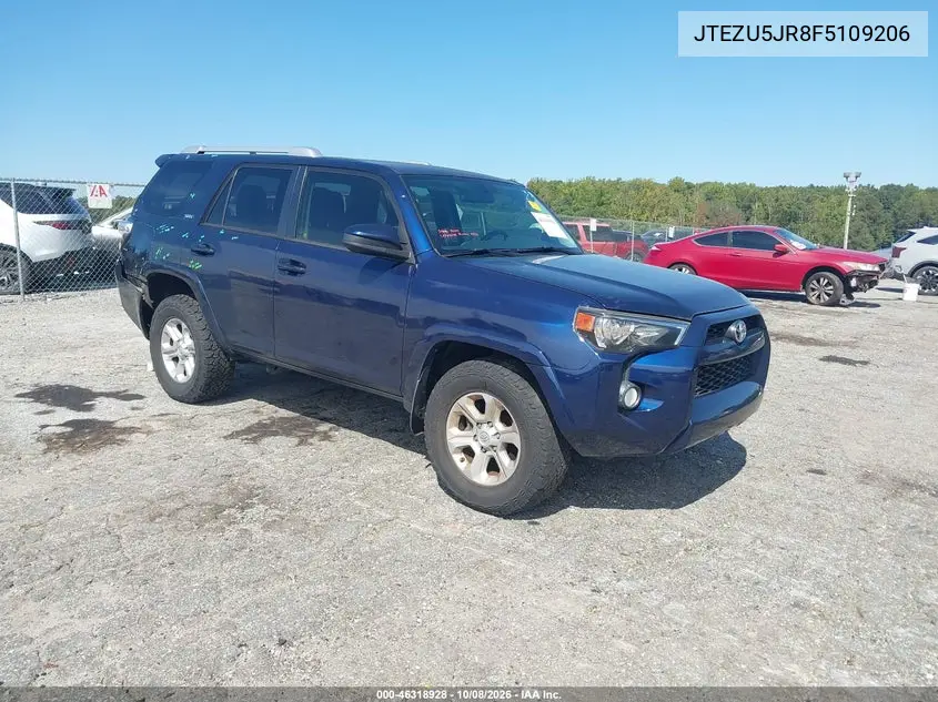 TOYOTA 4RUNNER 2015, VIN JTEZU5JR8F5109206