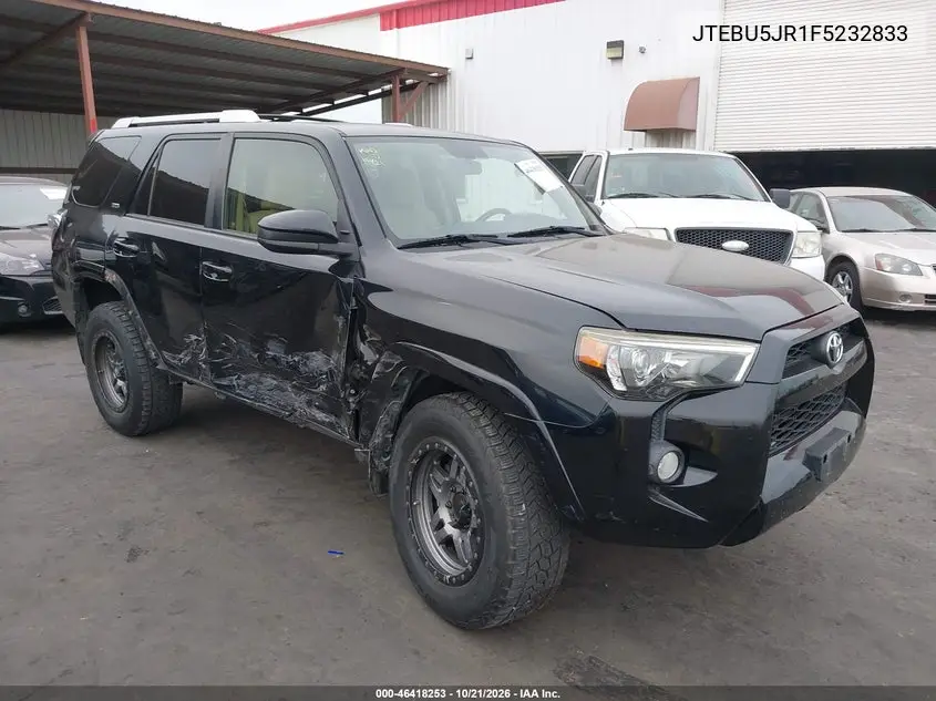 TOYOTA 4RUNNER 2015, VIN JTEBU5JR1F5232833