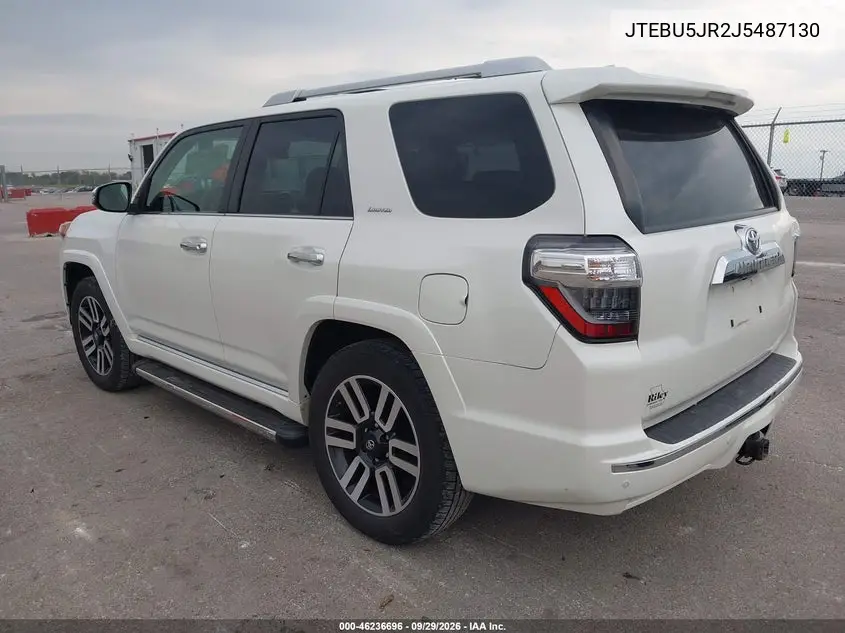 2018 TOYOTA 4RUNNER VIN JTEBU5JR2J5487130 — фото 3