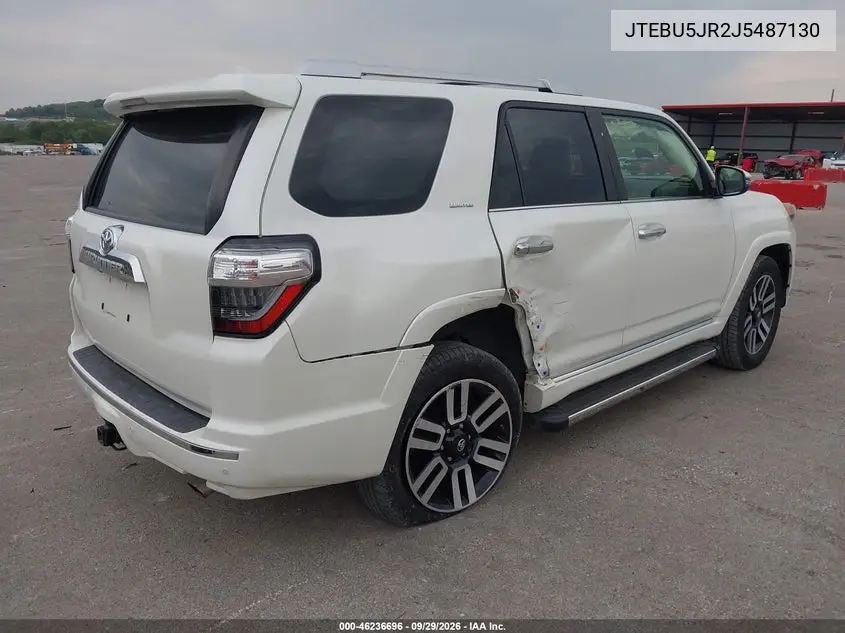 2018 TOYOTA 4RUNNER VIN JTEBU5JR2J5487130 — фото 4