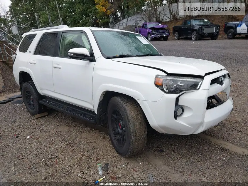 TOYOTA 4RUNNER 2018, VIN JTEBU5JR1J5587266