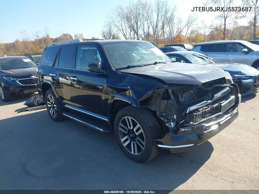 TOYOTA 4RUNNER 2018, VIN JTEBU5JRXJ5573687