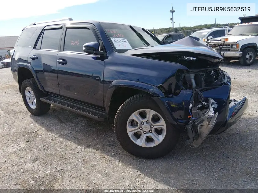 TOYOTA 4RUNNER 2019, VIN JTEBU5JR9K5632519