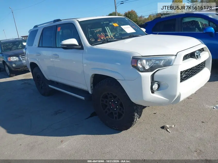 TOYOTA 4RUNNER 2019, VIN JTEBU5JR7K5616173
