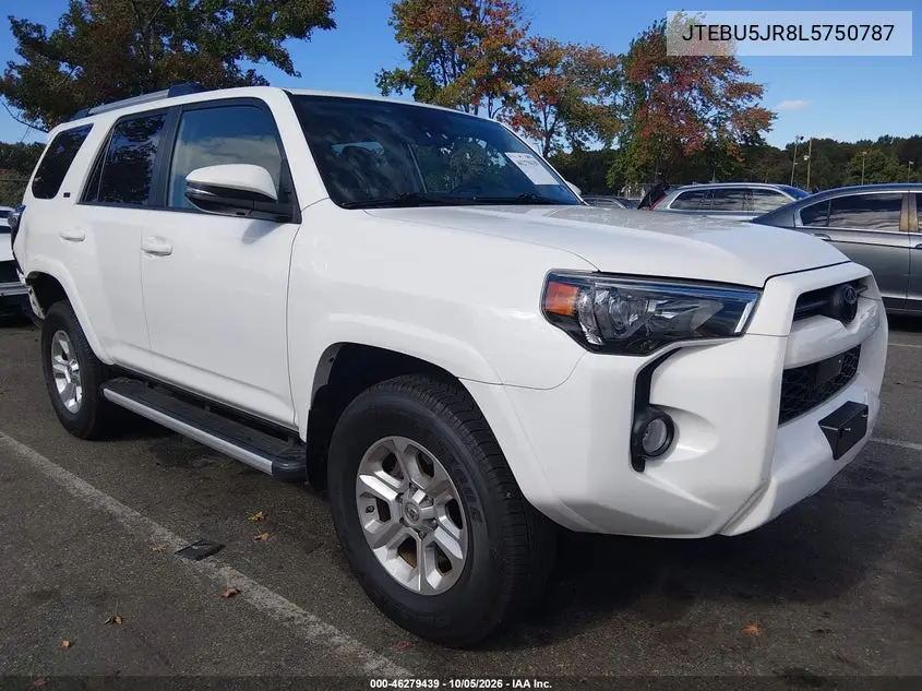 TOYOTA 4RUNNER 2020, VIN JTEBU5JR8L5750787