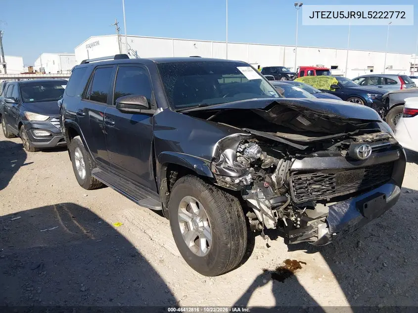 TOYOTA 4RUNNER 2020, VIN JTEZU5JR9L5222772