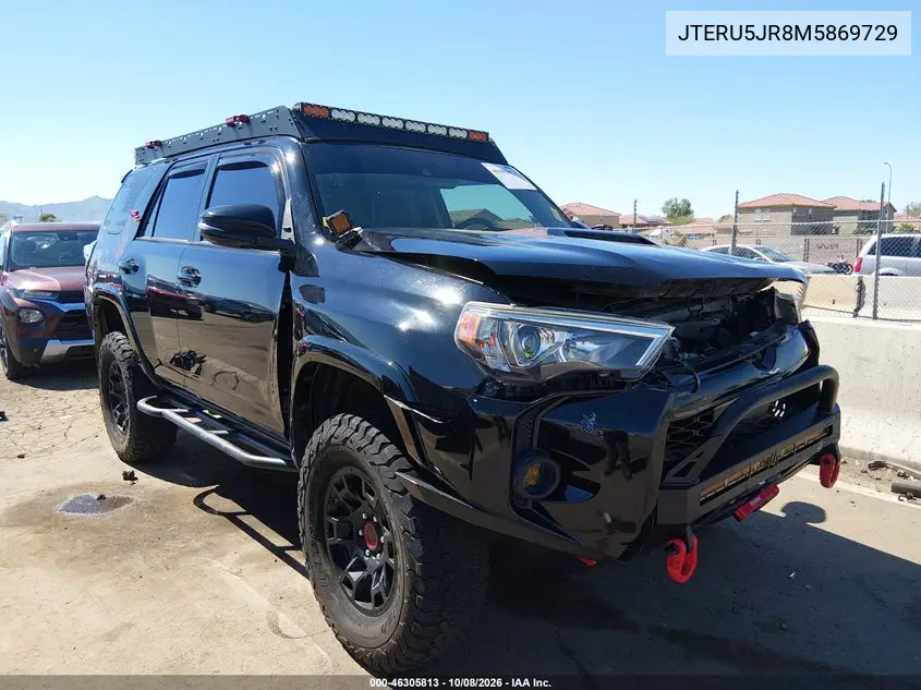 TOYOTA 4RUNNER 2021, VIN JTERU5JR8M5869729