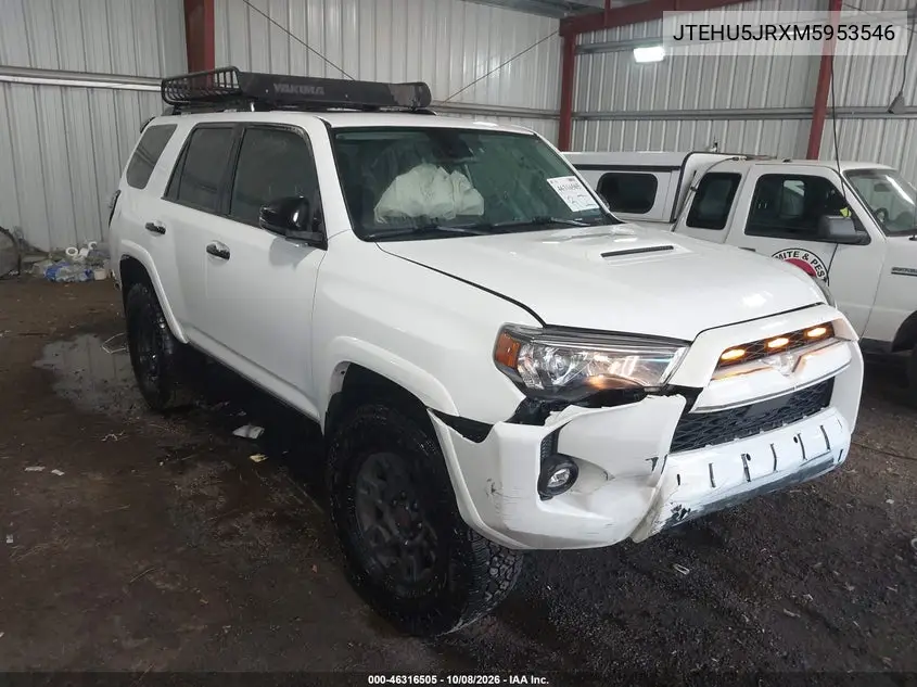 TOYOTA 4RUNNER 2021, VIN JTEHU5JRXM5953546