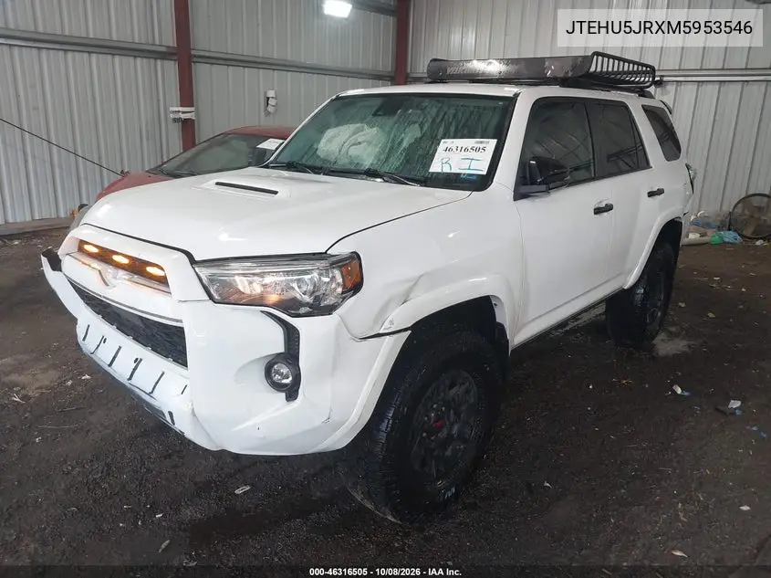 2021 TOYOTA 4RUNNER VIN JTEHU5JRXM5953546 — фото 2