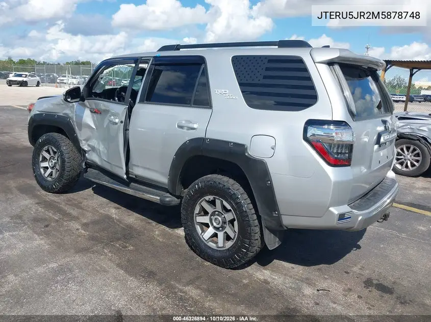 2021 TOYOTA 4RUNNER VIN JTERU5JR2M5878748 — фото 3