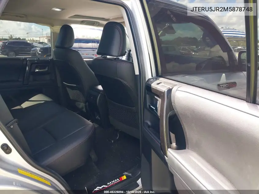 2021 TOYOTA 4RUNNER VIN JTERU5JR2M5878748 — фото 8
