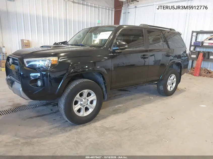 2021 TOYOTA 4RUNNER VIN JTERU5JR3M5912776 — фото 2